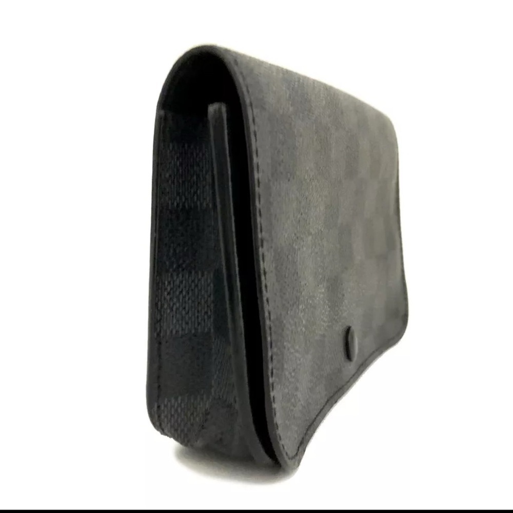 💎Louis Vuitton Damier Graphite Ceinture Pochette Om Belt Pouch💎 - Picture 3 of 8